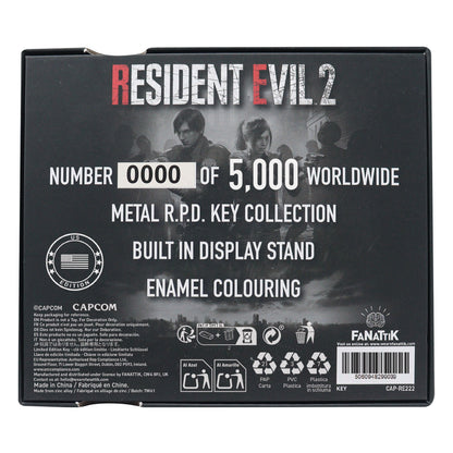Resident Evil 2 - Set of Card Suit Keys - US Variant