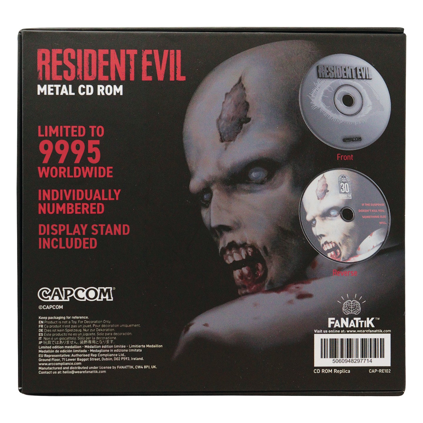 Resident Evil - 30th Anniversary Limited Edition CD-ROM - Replica