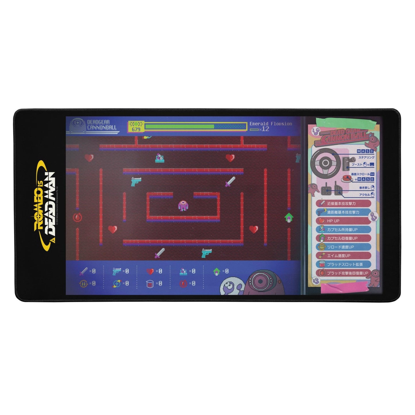 Romeo is a Dead Man - Power Up - Gaming Desk Mat