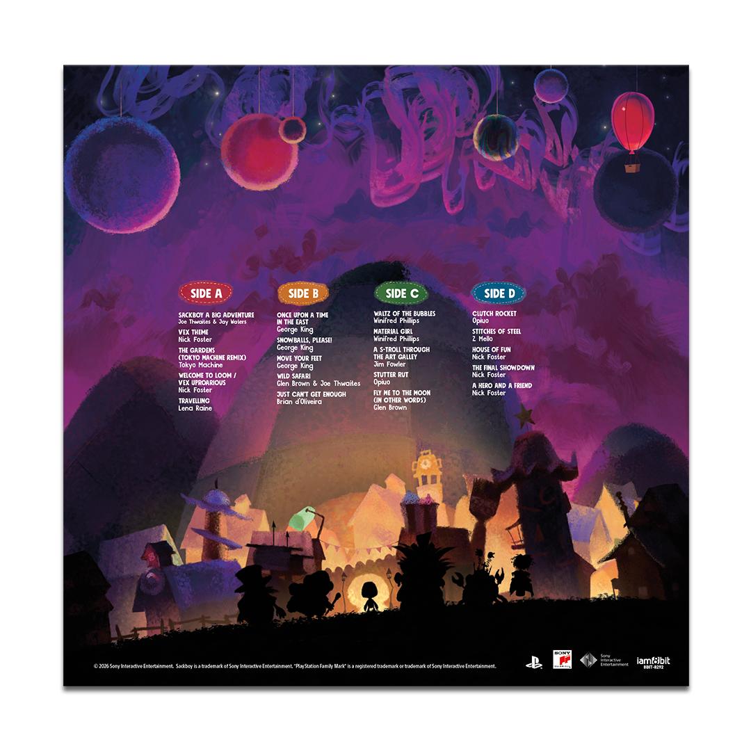 Sackboy - A Big Adventure Soundtrack - 2LP Vinyl
