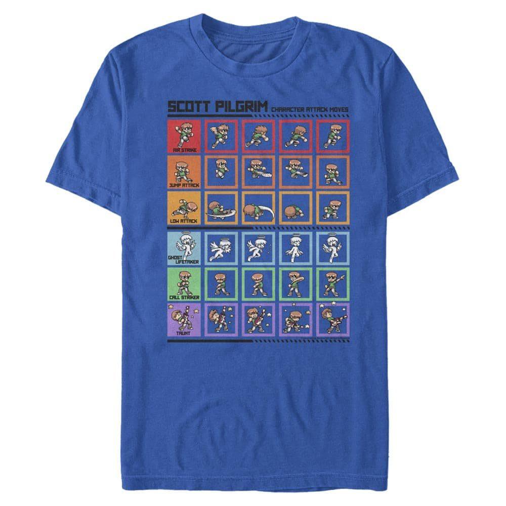 Scott Pilgrim - Pilgrim Fight Moves - T-Shirt