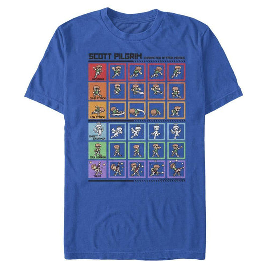 Scott Pilgrim - Pilgrim Fight Moves - T-Shirt