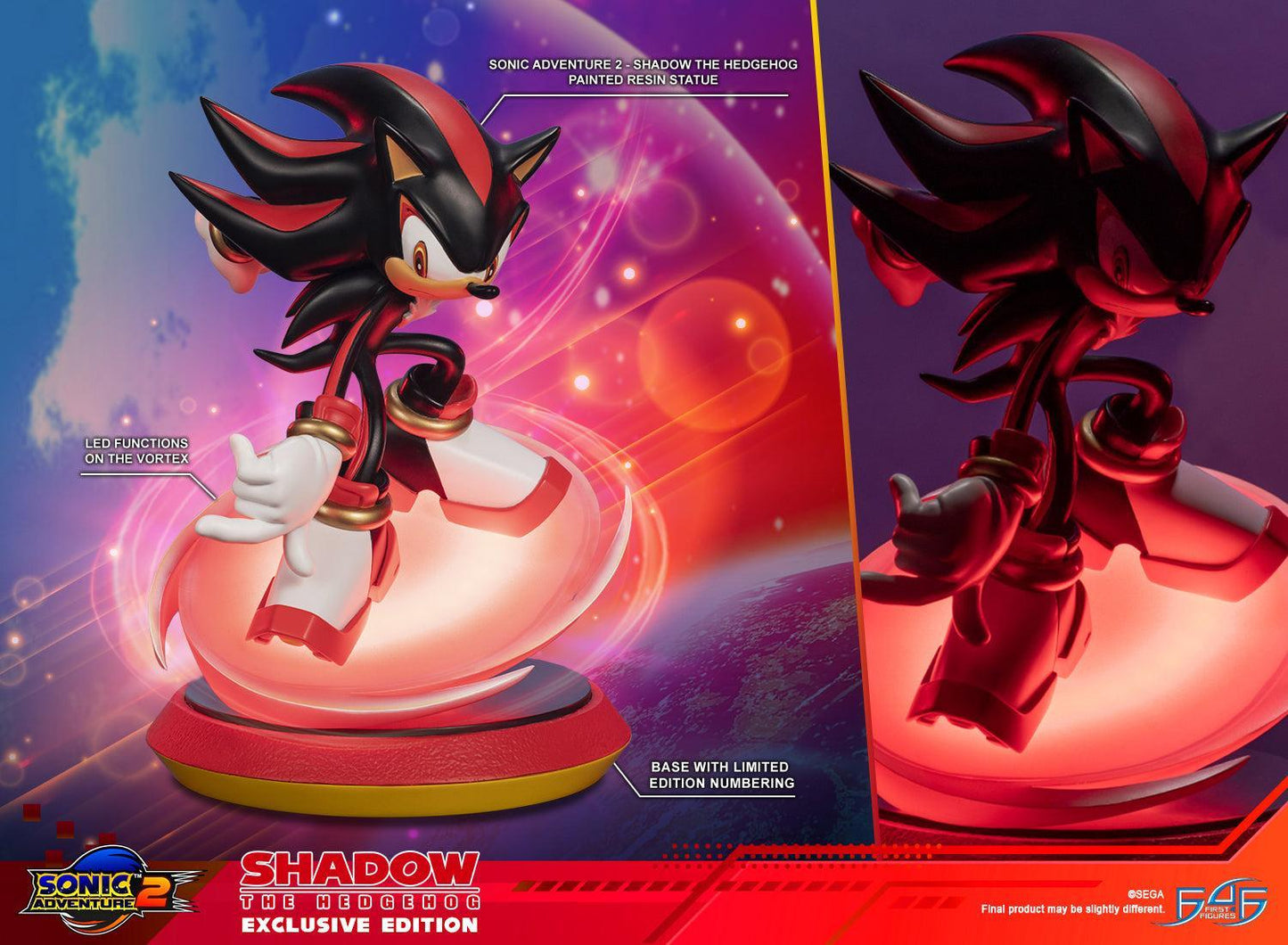 Sonic Adventure 2 - Shadow The Hedgehog Resin Exclusive Edition - Statue