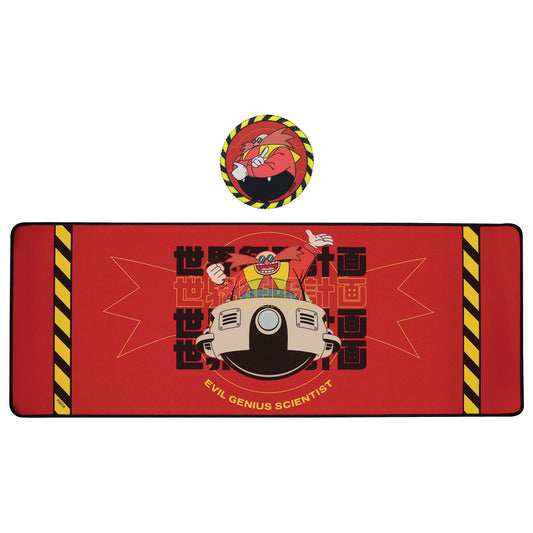 Sonic The Hedgehog - Dr. Eggman - Deskpad and Coaster Set