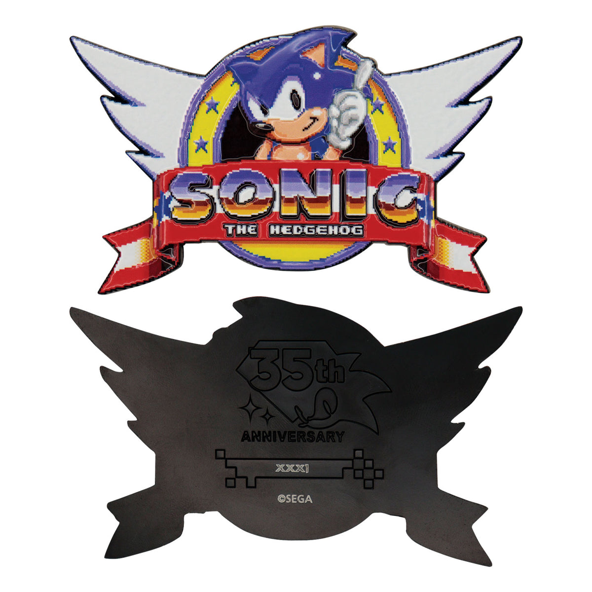 Sonic The Hedgehog - Original Logo - Medallion