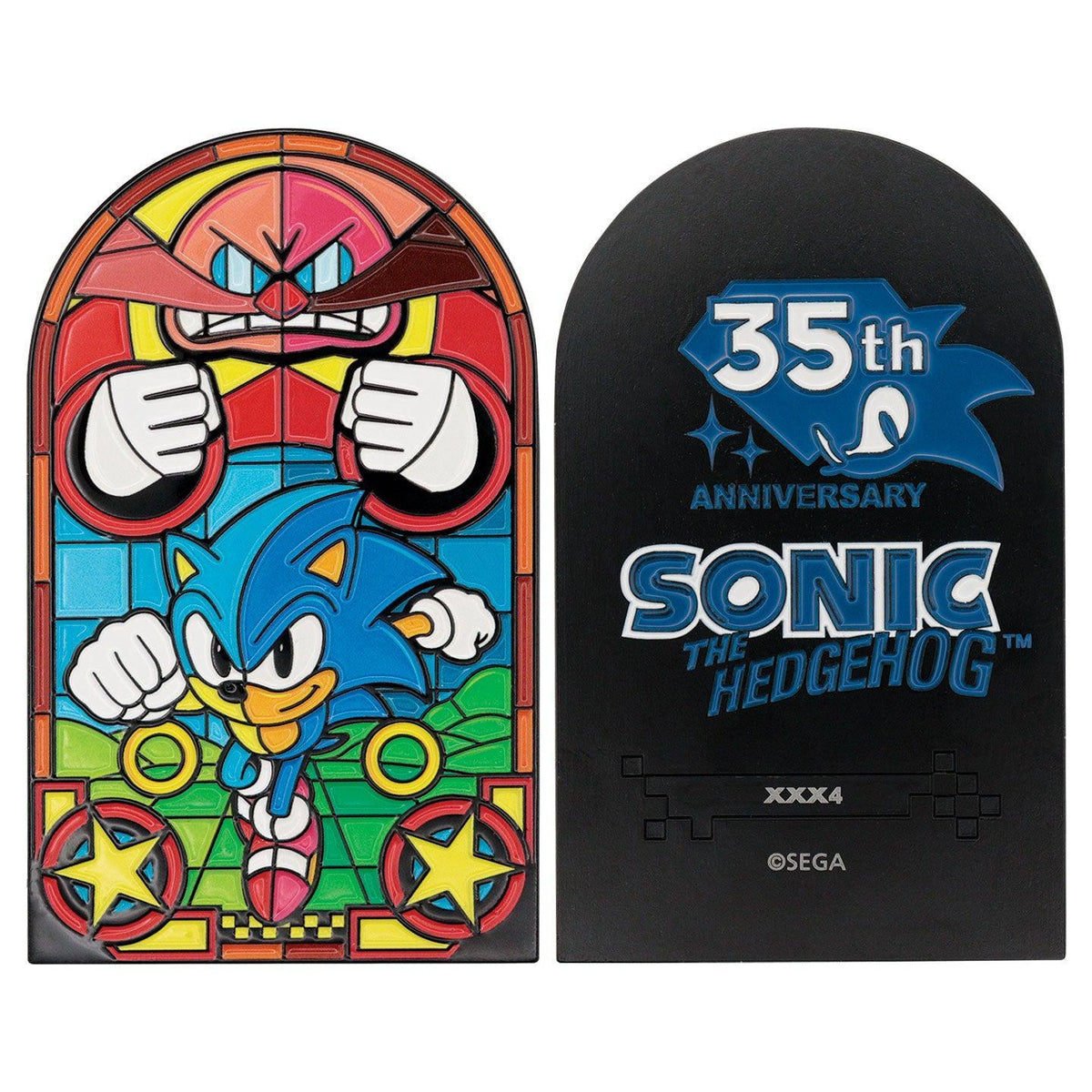 Sonic The Hedgehog - Stained Glass Window Style - Ingot