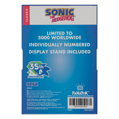 Sonic The Hedgehog - Stained Glass Window Style - Ingot