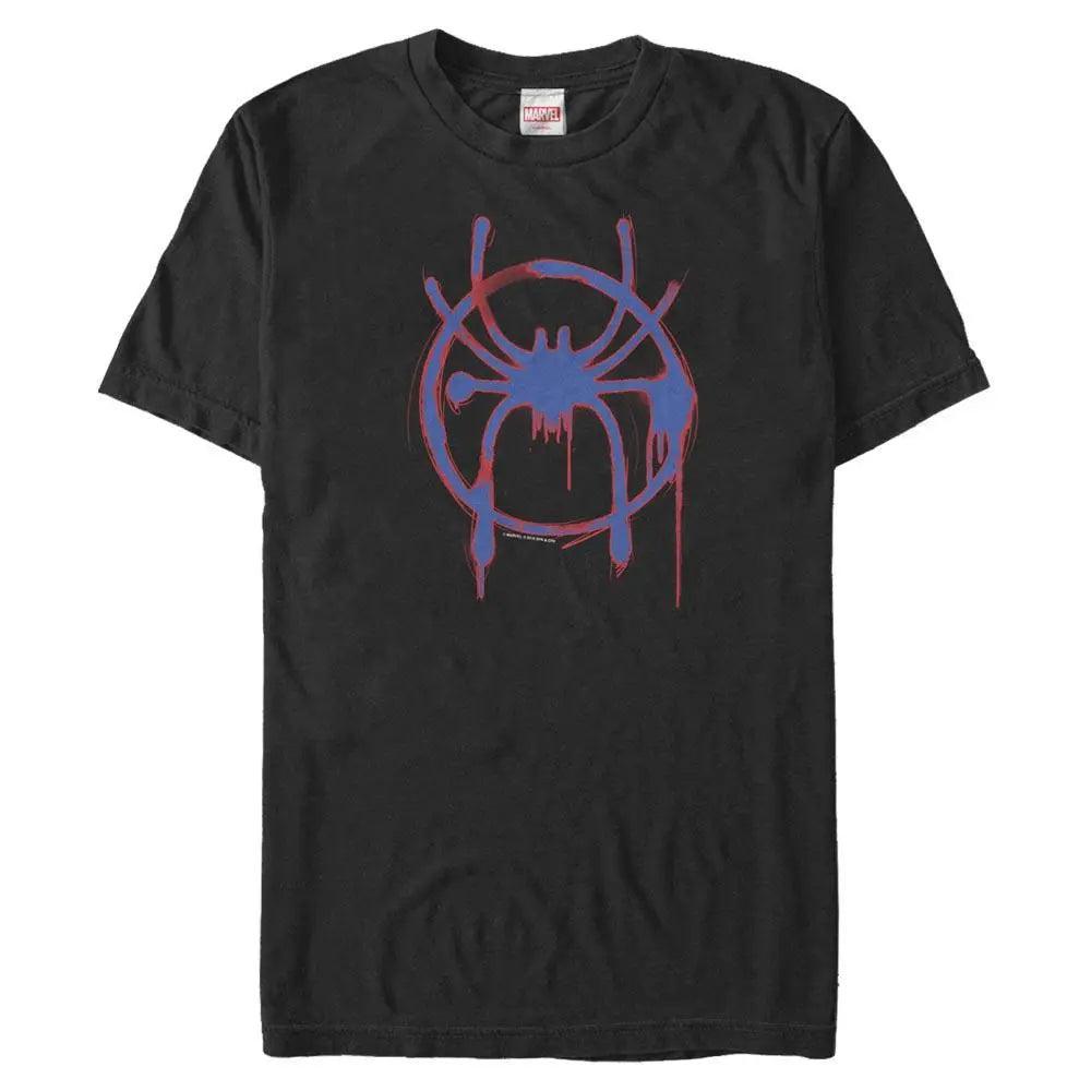Spider-Man - Red & Blue Miles Morales Spider-Man Emblem - T-Shirt