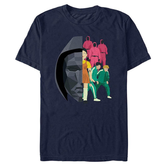 Squid Game - Front Man And Suits - T-Shirt