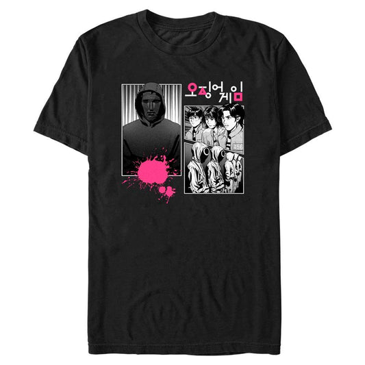 Squid Game - Manga Panel - T-Shirt