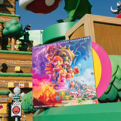 Super Mario Bros - Movie Soundtrack - Pink Yellow Variant - 2LP - Vinyl