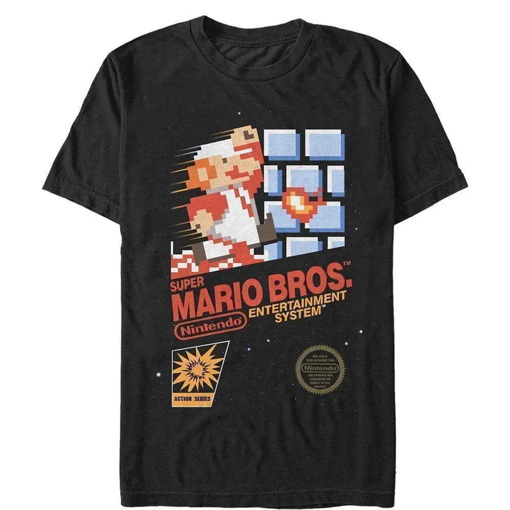 Super Mario Bros. - NES SMB Black Label - T-Shirt