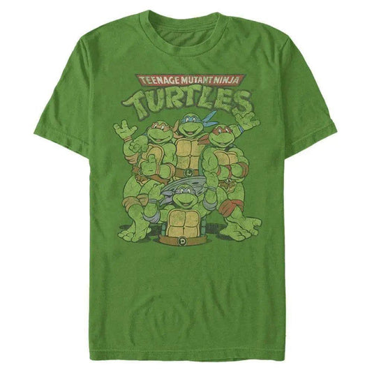 Teenage Mutant Ninja Turtles - Classic Turtles Retro Fade - T-Shirt