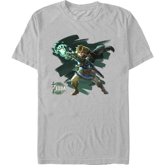 The Legend of Zelda - Tears of the Kingdom Painterly Link Stance - T-Shirt