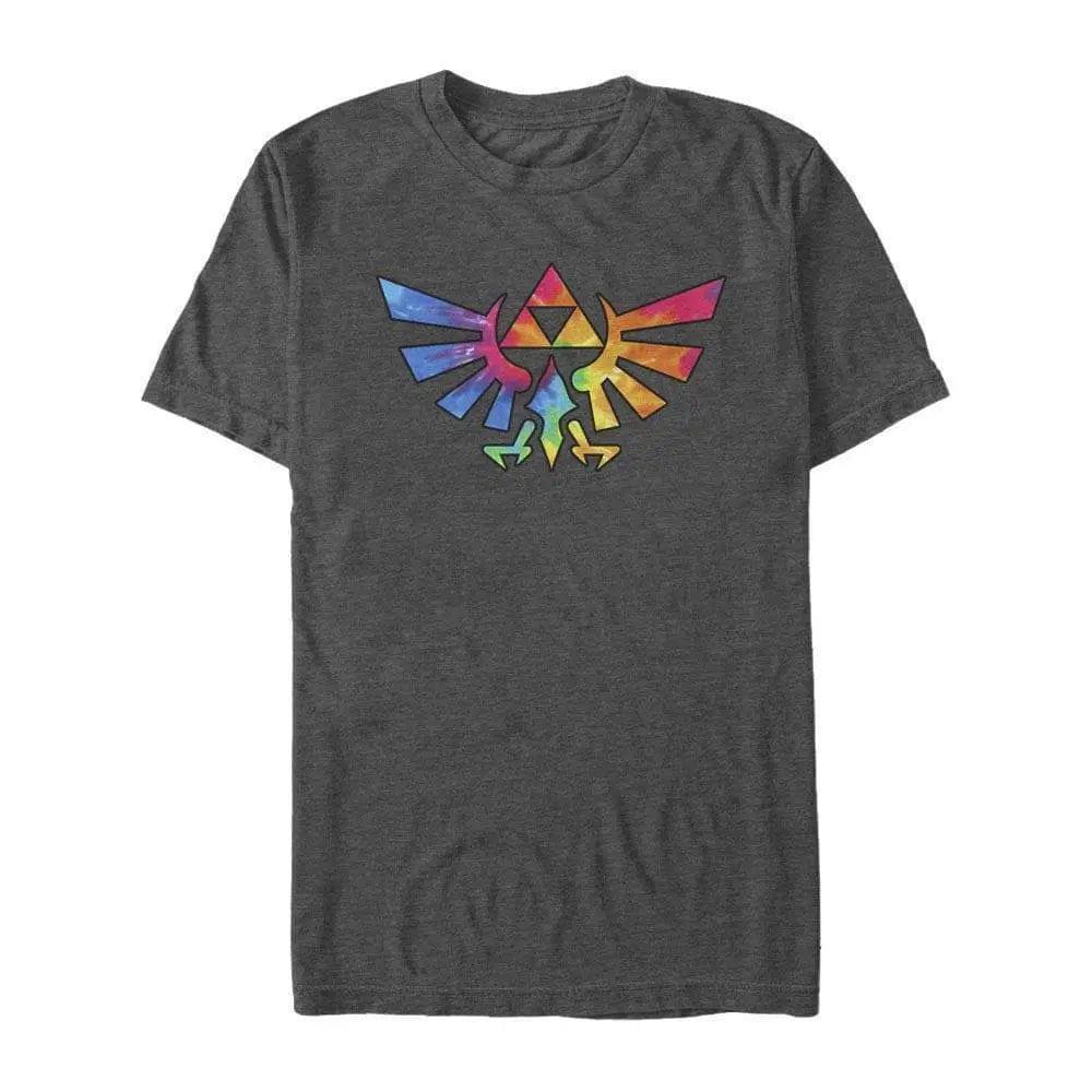 The Legend of Zelda - Tie-Dyed Triforce Crest - T-Shirt
