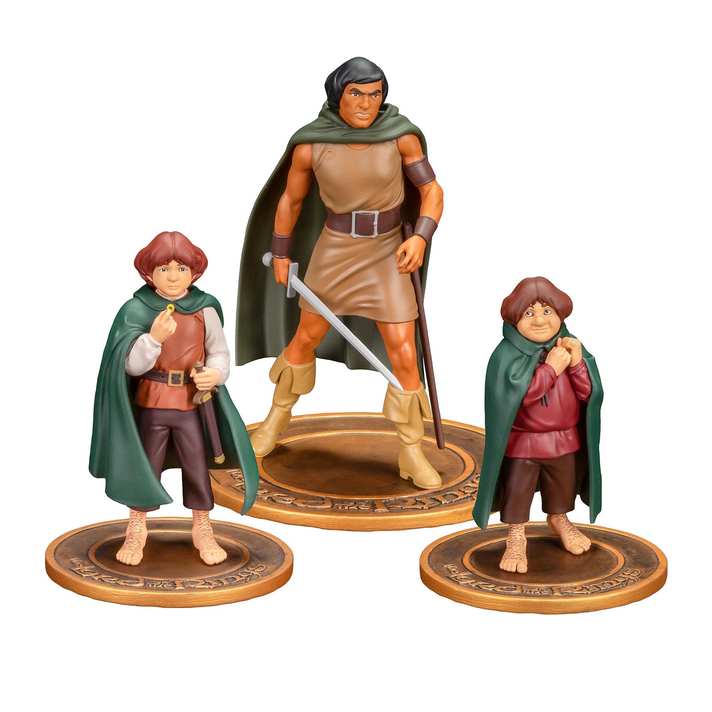 The Lord of the Rings - Frodo Aragorn Samwise - Statue Set