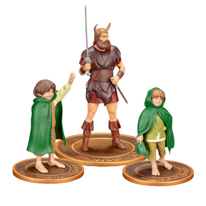 The Lord of the Rings - Merry Pippin and Boromir PVC Figure - Statue Set