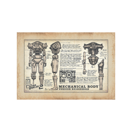 The Outer Worlds 2 - Mechanical Body - Print - 18x12