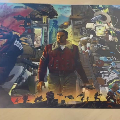 Fallout - New Vegas War Never Changes Limited-Edition - Print - 17x34